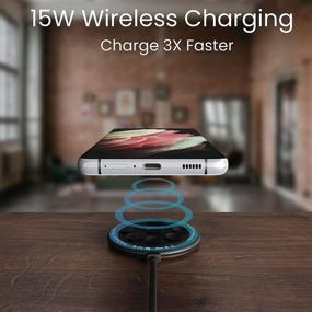 img 2 attached to Techsmarter Wireless Charger Suction Compatible