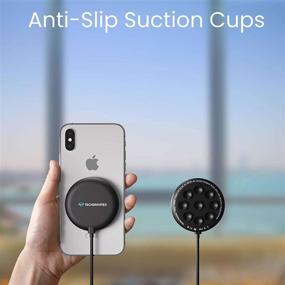 img 3 attached to Techsmarter Wireless Charger Suction Compatible