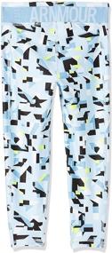 img 2 attached to Under Armour HeatGear Printed Downpour Girls' Clothing in Active