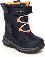 👢 зимние сапоги carter's для детей: теплая и стильная обувь на зиму модель keilor unisex-child. логотип