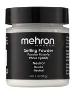 💫 mehron makeup setting powder (1 oz) (neutral): long-lasting and invisible finish for flawless makeup logo