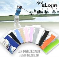 elixir golf sunblock protective compression logo