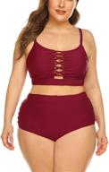 👙 involand high-waisted swimsuit: women's clothing and swimwear, perfect for bathing, swimming, and cover-ups logo