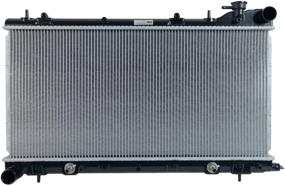 img 4 attached to 🔧 TYC 2402: Subaru 1-Row Plastic Aluminum Replacement Radiator - High-Quality and Compatible