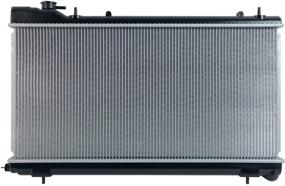 img 3 attached to 🔧 TYC 2402: Subaru 1-Row Plastic Aluminum Replacement Radiator - High-Quality and Compatible