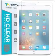 📱 техническая защитная пленка tech armor hd-clear pet (без стекла) для apple ipad air/air 2 / новый ipad 9.7 (2017) - 2 штуки логотип