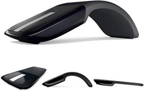 img 4 attached to 💻 Optical Wireless Mouse with Nano Receiver - Quiet, Portable and Sleek Design for Notebook, Computer, Laptop - Black