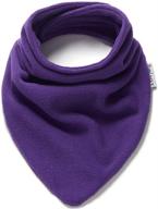 🧣 стильный флисовый шарф-бандана для девочек: модный аксессуар для девочек. логотип