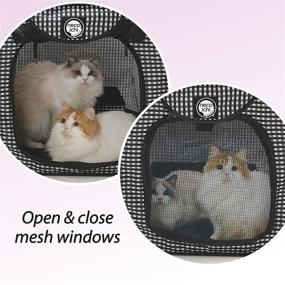 img 2 attached to 🐱 Necoichi Portable Stress-Free Cat Cage Carrier Kennel Travel Solution