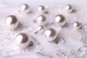 img 4 attached to 💎 Exquisite 20-Pcs Pearl Buttons: Elegant Crystal Rhinestone Bridal Buttons for Wedding Sewing