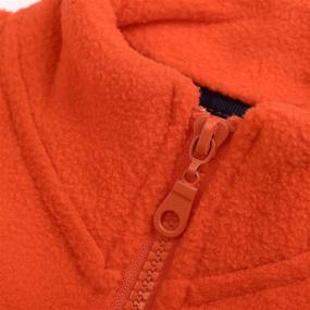 img 2 attached to 🧥 Sooxiwood Little Fleece Pocket Zipper Boys' Clothing: Stylish, Warm, and Convenient