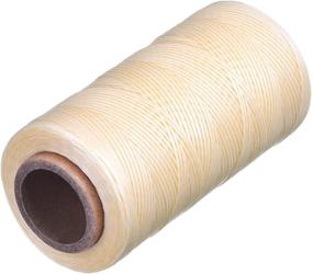 img 2 attached to Beige eBoot 260m 150D 1mm Leather Sewing Waxed Thread Cord - Ideal for DIY Leather Craft