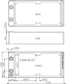 img 2 attached to 🌟 Улучшенное охлаждение с двойным радиатором EK-CoolStream XE 240 от EKWB в стильной черной отделке 🌟