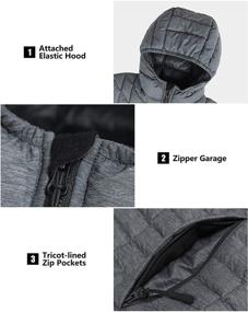 img 1 attached to 🧥 Stay Cozy with Outdoor Ventures Women's Maryan Hooded Ultra Lightweight Warm Thermolite Long Puffer Coat