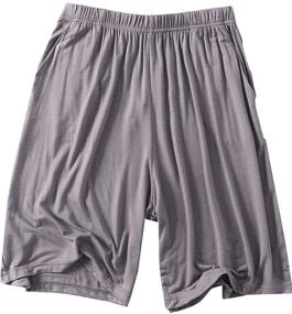 img 2 attached to Drawstring Lightweight Sleepwear Comfortable XX Large Men's Clothing for Sleep & Lounge