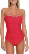 👙 relleciga womens bandeau swimwear: stylish women's clothing for swimsuits & cover ups logo