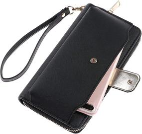img 2 attached to 👜 Stylish Wristlet Wallet Purses with Cellphone Pocket: Women's Must-Have Handbags & Wallets