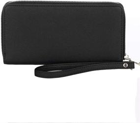 img 1 attached to 👜 Stylish Wristlet Wallet Purses with Cellphone Pocket: Women's Must-Have Handbags & Wallets
