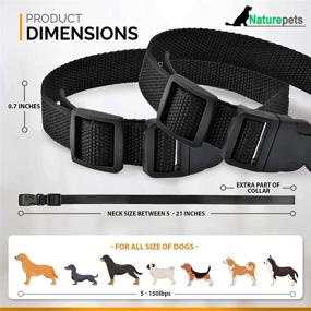 img 2 attached to 🐶 Naturepets Replacement Strap: Extra Nylon Belt for Anti Bark Training Collars - Vibrating & Static Shock - Suitable for Dogs (Replacement Collar Only)