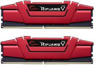 g.skill ripjaws v series 16гб (2 x 8гб) ddr4 3000 cl-16-18-18-38 1.35v двухканальная память для настольных компьютеров (pc4-24000) - модель f4-3000c16d-16gvrb логотип