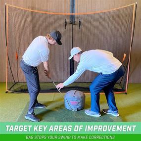 img 1 attached to 🏌️ GoSports Fillable Golf Swing Bag - Optimize Impact Position Training for Proper Club and Hand Placement, Ideal for Golfers of All Skill Levels