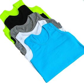 img 1 attached to Coobey Toddler Cotton Undershirts for Boys | Clothing at Underwear