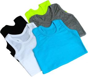 img 2 attached to Coobey Toddler Cotton Undershirts for Boys | Clothing at Underwear