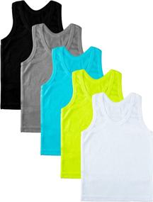 img 4 attached to Coobey Toddler Cotton Undershirts for Boys | Clothing at Underwear