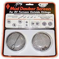 🚐 protect your rv furnace with the jcj m-300 mud dauber screen - ideal for outside fittings! logo