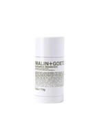 🌿 malin + goetz eucalyptus and bergamot botanical deodorant - natural, odor and sweat protection - all skin types, residue-free - no aluminum or alcohol - 2.6 fl oz logo