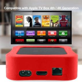 img 2 attached to Silicone Case Compatible With Apple TV 4K (2Nd &Amp