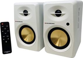 img 3 attached to Prosonic Bluetooth Bookshelf Speaker Monitor Home Audio