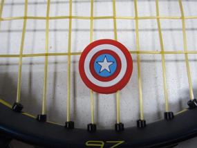 img 1 attached to Captain America Tennis Dampener 2