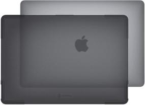 img 2 attached to 💼 tomtoc тонкий жесткий чехол для 13-дюймового MacBook Air M1/A2337 A2179 A1932 2021-2018: Премиум материал, легкая установка/удаление, защита от царапин