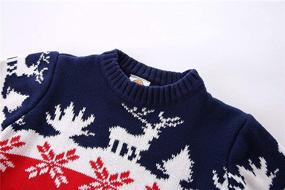 img 3 attached to 🎄 Mud Kingdom Reindeer Christmas Sweater: Boys' Clothing & Fashionable Sweaters"