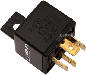 img 3 attached to 🔔 Vixen Horns VXK7802 4-PIN Horn Relay Kit 30A/12V w/ Pre-Wired Quick Connect Plug/Socket & Momentary Horn Button/Switch