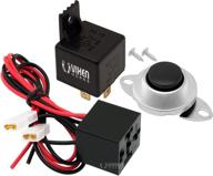 🔔 vixen horns vxk7802 4-pin horn relay kit 30a/12v w/ pre-wired quick connect plug/socket & momentary horn button/switch logo