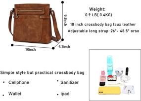 img 1 attached to 👜 Stylish LL LOPPOP Purses: Medium Size Crossbody Bags for Women 2029, Perfect Blend of Functionality and Fashion