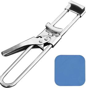 img 4 attached to 🔧 Master Opener Adjustable Bottle Opener: Easy Grip & Multi-functional Stainless Steel Can and Jar Opener – Ideal for Those with Weak Hands – 2 Pack for All Your Opening Needs