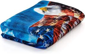 img 1 attached to Ultimate Comfort: American Eagle Super Soft Plush Cotton Beach Bath Pool Towel