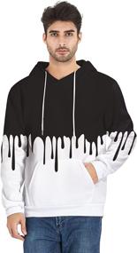 img 2 attached to 👚 Belovecol 3D Graphic Printed Hoodies: Trendy Mens Womens Pullover with Pockets