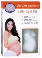 🤰 luna bean deluxe belly casting kit: preserve your pregnancy journey with baby bellies baby casting kit - create beautiful pregnancy belly plaster mold keepsakes for new moms logo