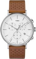 часы timex fairfield chrono для мужчин, 41 мм. логотип