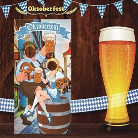 img 2 attached to Iceyyyy Oktoberfest Photo Prop Set 🎉 - Complete German Themed Party Decoration Package