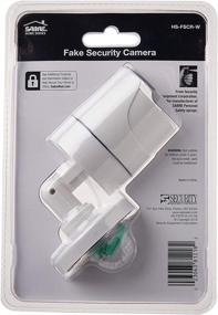 img 2 attached to Weather-Resistant Modern Realistic Design SABRE Fake Camera for Home Security, Perfect for Indoor or Outdoor Use, Adjustable Arm for Angle Adjustment, Quick and Easy Installation - White