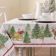 🎄 benson mills christmas tablecloth: rectangular food service equipment and supplies - optimize your search! логотип