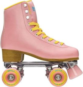 img 3 attached to 🛼 Impala Rollerskates Girls Impala Quad Skate Pink/Yellow Size 10 - US Men's 8, Women's 10 - Big Kid/Adult - M - Best Price!