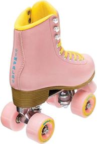 img 2 attached to 🛼 Impala Rollerskates Girls Impala Quad Skate Pink/Yellow Size 10 - US Men's 8, Women's 10 - Big Kid/Adult - M - Best Price!