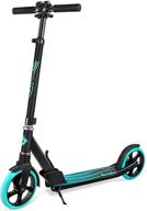 🛴 beleev v5 scooters: foldable kick scooter with shock absorption & large 200mm wheels for kids, adults, and teens logo