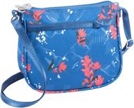 haiku womens blocking zippered crossbody logo